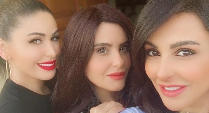 مي سليم وميس حمدان ودانا حمدان