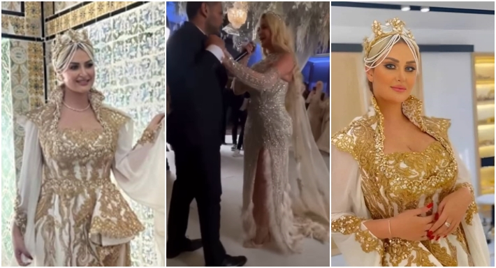 رانيا التومي وعريسها 