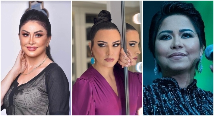 شيرين عبد الوهاب وريهام عبد الغفور ووفاء سالم