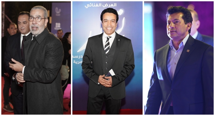 أشرف صبحي وسامح حسين ومدحت العدل