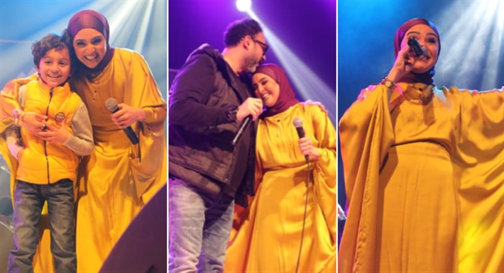 هلا رشدي وأكرم حسني