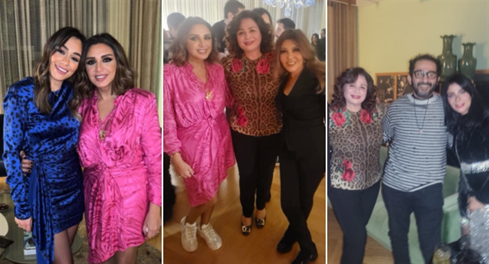 أحمد حلمي ومنى زكي وإلهام شاهين وأنغام وراندا رياض