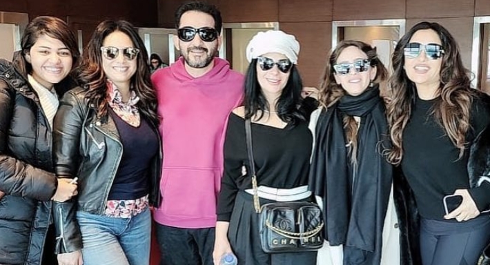 لطيفة وأحمد حلمي ومنى زكي وهند صبري وجميلة عوض