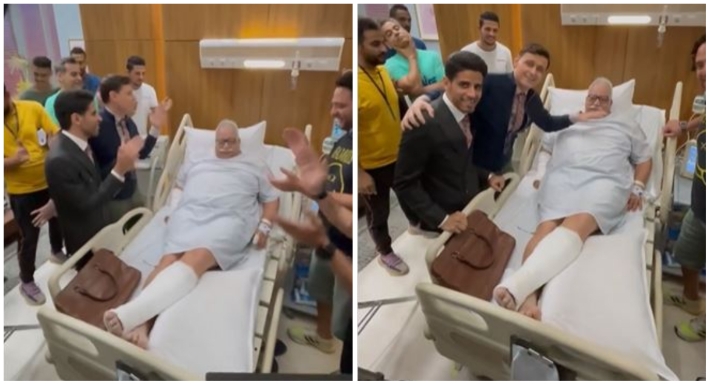 صورة من كواليس فيلم أخي فوق الشجرة