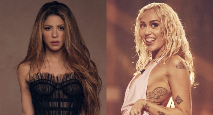 مايلي سايرس تتفوق على شاكيرا في قائمة أفضل أغاني لهذا الأسبوع