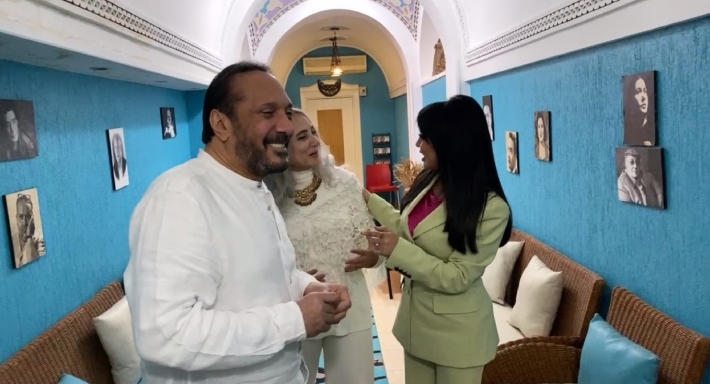 علي الحجار وزوجته وسهير جودة