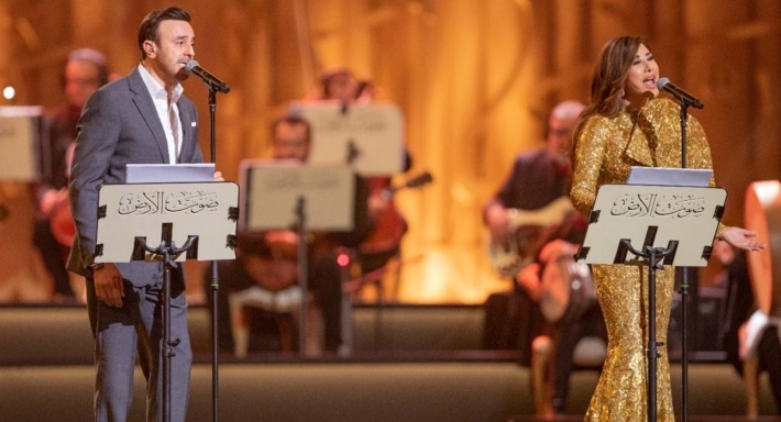 نجوى كرم وصابر الرباعي