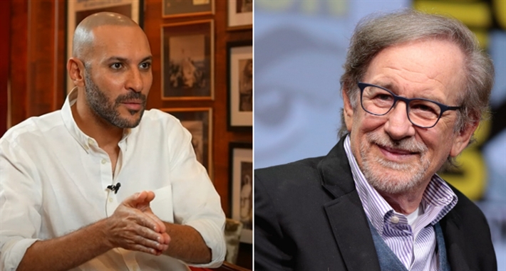 محمد دياب والمخرج العالمي ستيفن سبيلبرج