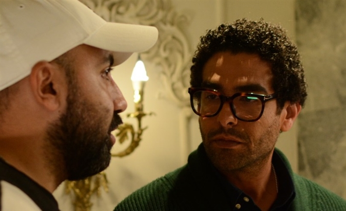 محمد الكيلاني في لقطة من كواليس الفيلم