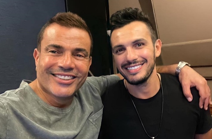 أحمد إبراهيم وعمرو دياب