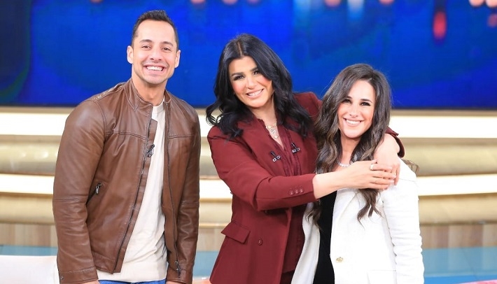 شيرين عادل ومنى الشاذلي وعمرو وهبة