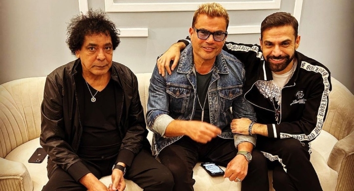 عمرو دياب ومحمد منير وأمير طعيمة