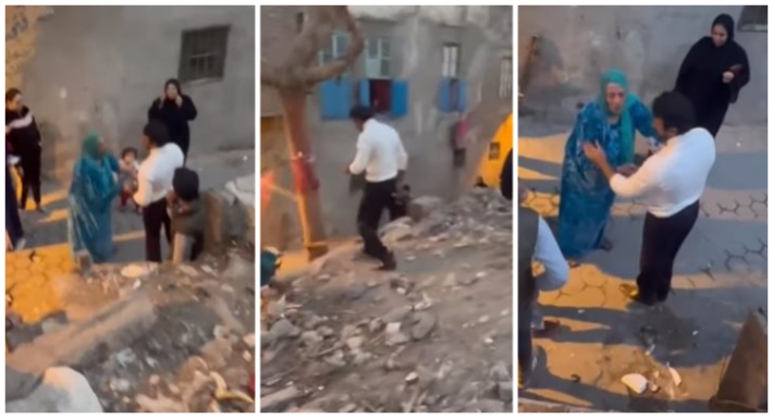 أحمد العوضي أثناء تصوير المسلسل