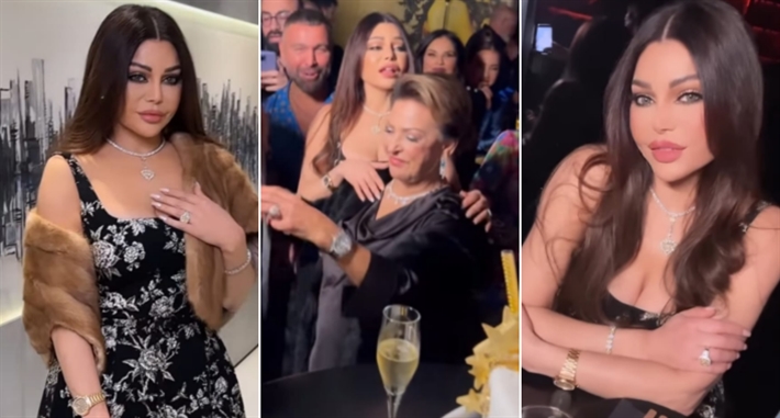 هيفاء وهبي تحتفل بعيد ميلادها … رقصت مع والدتها على أنغام 