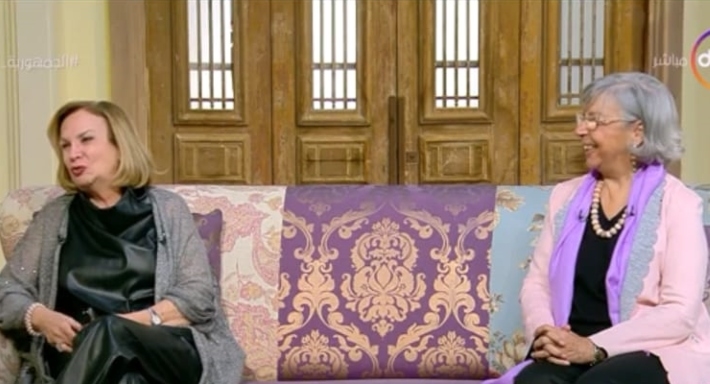 بنات المخرج هنري بركات في ضيافة السفيرة عزيزة