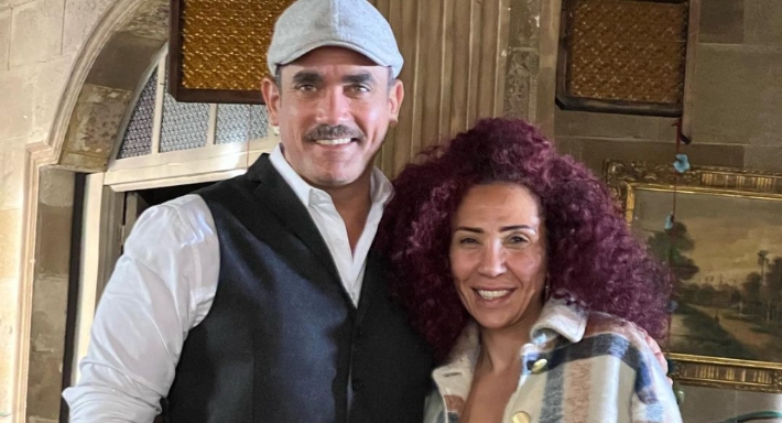 الاستايلست مروة عبد السميع مع أمير كرارة