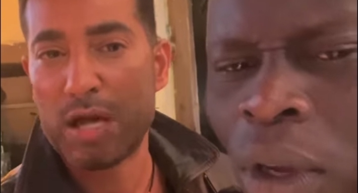 عمرو سعد وقصي الأمين في كواليس مسلسل الأجهر