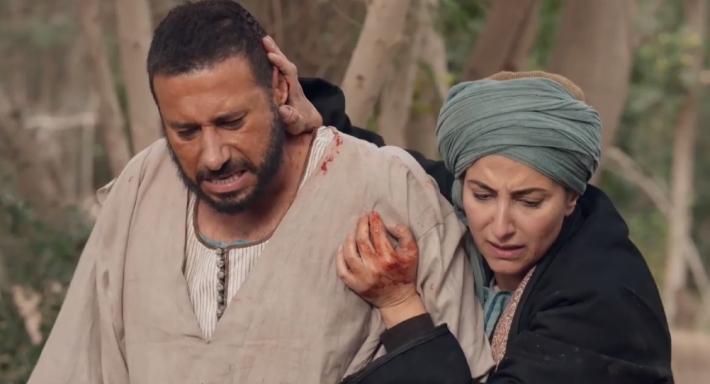 أحمد السعدني وحنان مطاوع في مشهد من سره الباتع