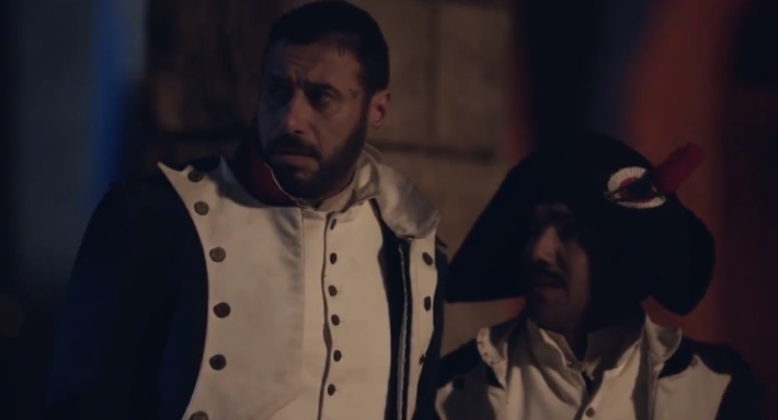 أحمد السعدني وميدو عادل في مشهد من سره الباتع