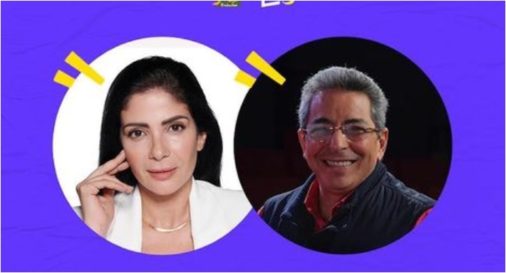 لقاء منى زكي ومحمود سعد