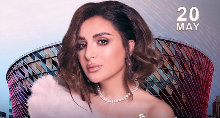 أنغام على بوستر حفلها في دبي