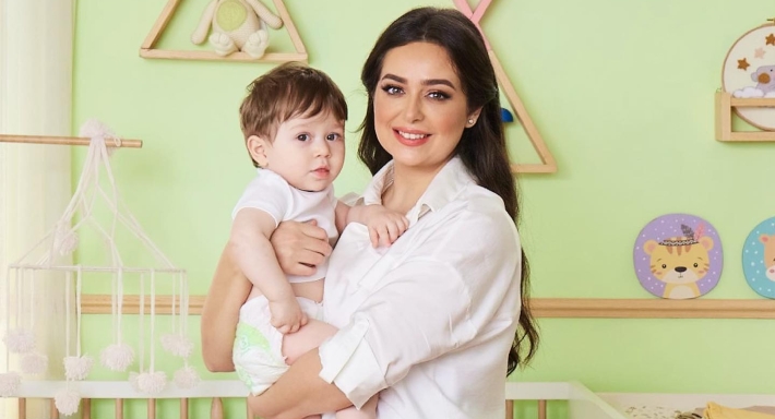 هبة مجدي في إعلان حفاضات