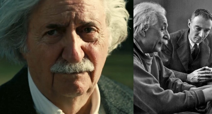 ظهور أينشتاين في إعلان فيلم كريستوفر نولان Oppenheimer