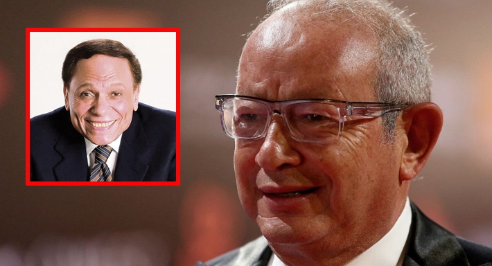 نجيب ساويرس وعادل إمام