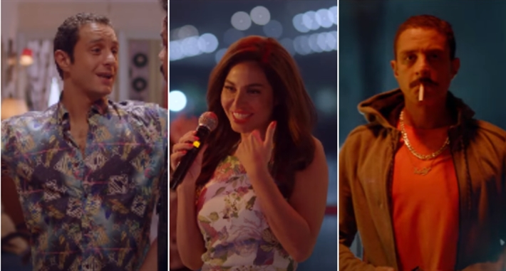 أحمد الفيشاوي ونسرين أمين من فيلم رهبة