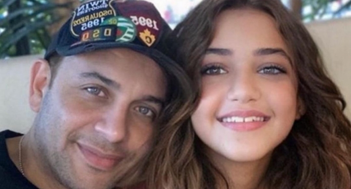 مصطفى قمر وابنته جودي