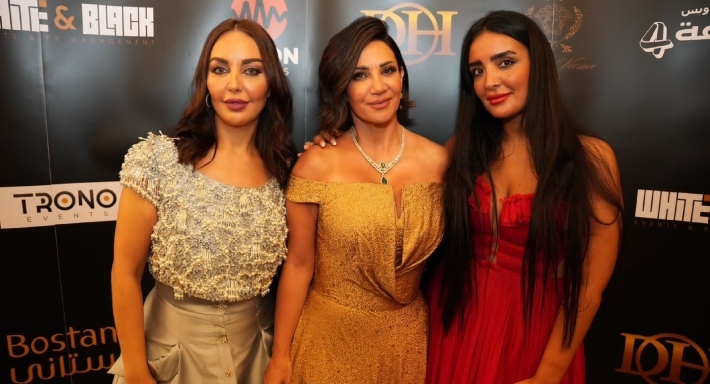 ديانا حداد تحتفل بإطلاق عطرها