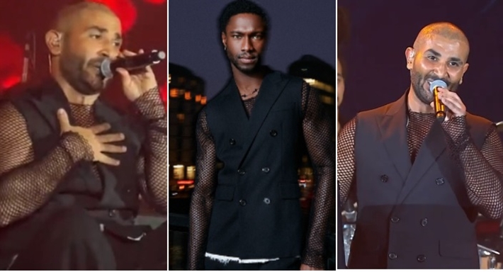 إطلالة أحمد سعد