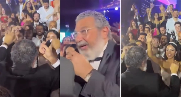 ماجد الكدواني من زفاف ابنه