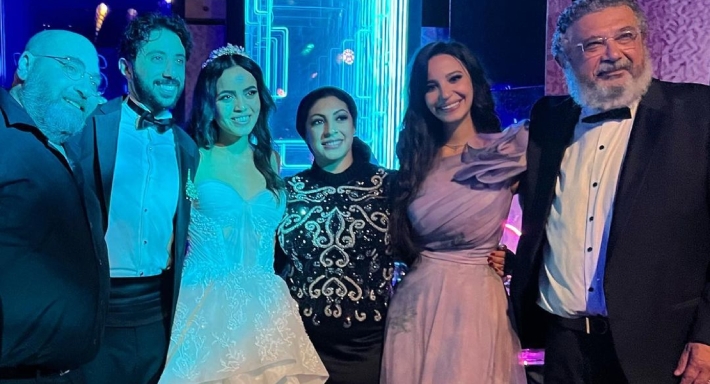 مريم الجندي في زفاف نجل ماجد الكدواني