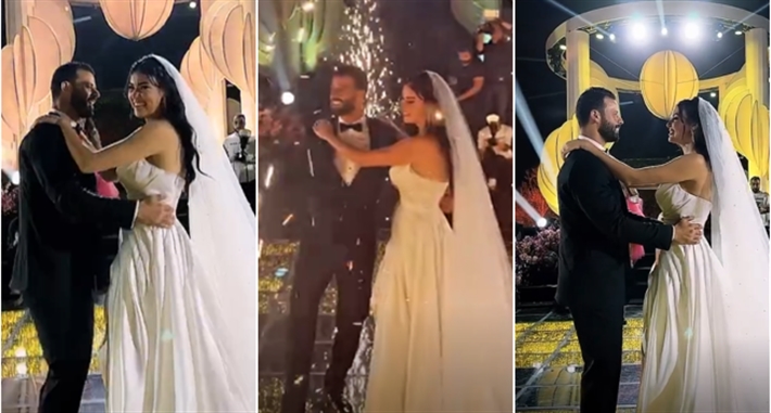 ميرنا نور الدين وزوجها