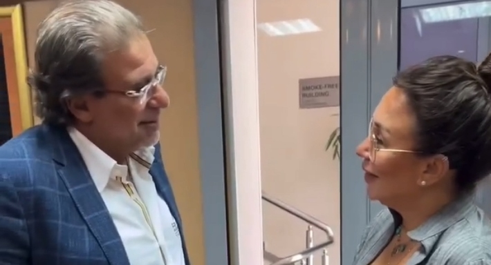 خالد يوسف وإنجي علي