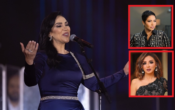 مي فاروق وشيرين وأنغام