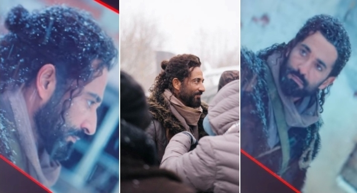 عمرو سعد في مشهد من فيلم الغربان