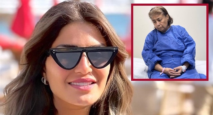 منة فضالي ووالدتها