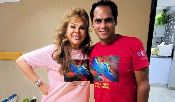 أنور الكموني وصفاء أبو السعود