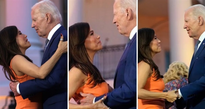 جو بايدن وإيفا لونجوريا