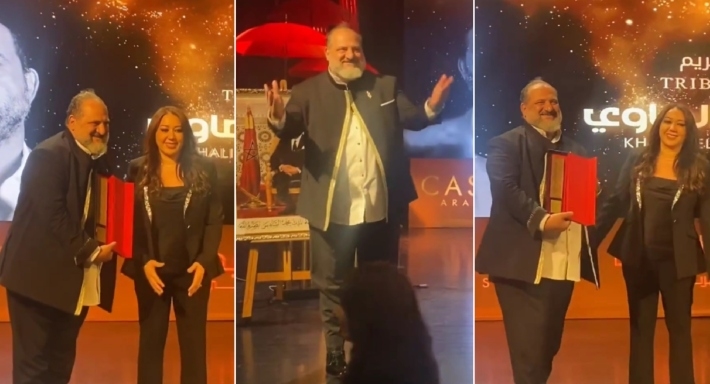 تكريم خالد الصاوي في مهرجان الدار البيضاء