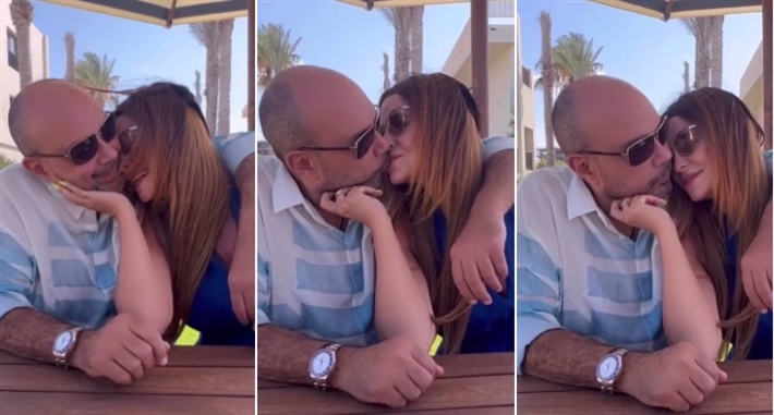 كارول سماحة وزوجها