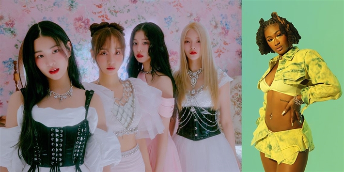  الفرقة الكورية FIFTY FIFTY مع مغنية الراب كالي