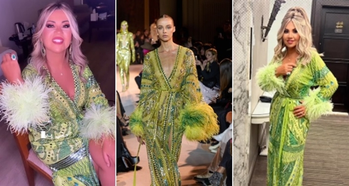 بوسي شلبي والفستان الأصلي