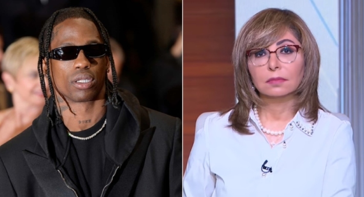 لميس الحديدي وترافيس سكوت