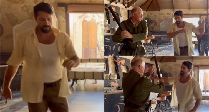 سكوت آدكنز ومصمم المعارك أندرو ماكينزي