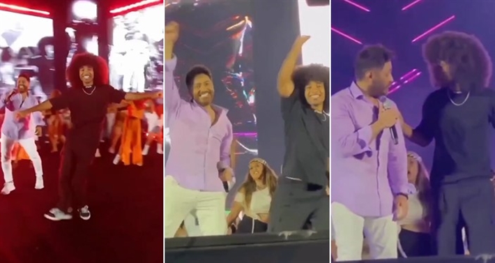 تامر حسني ونويل روبنسون