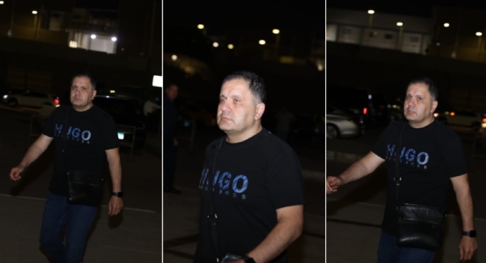 إدوارد في عزاء والد مي كساب