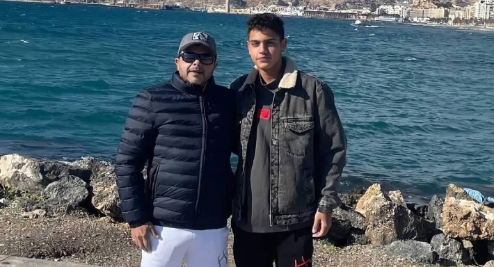 محمد هنيدي وابنه أحمد